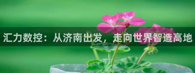 天辰娱乐平台地址：汇力数控：从济南出发，走向世界智造高地